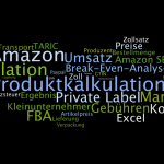 Wordle zu Amazon FBA Produktkalkulator